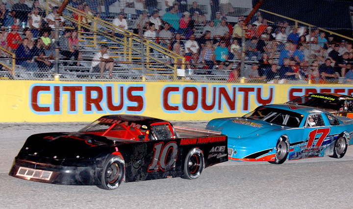 Gorham Jr and Darvalics Top 50 Lappers at Citrus County Speedway