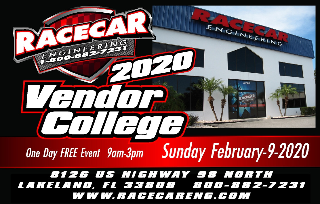 RACECAR ENGINEERING ANNOUNCES FEBRUARY &#39;VENDOR COLLEGE 2020&#39; EVENT | Karnac Racing News