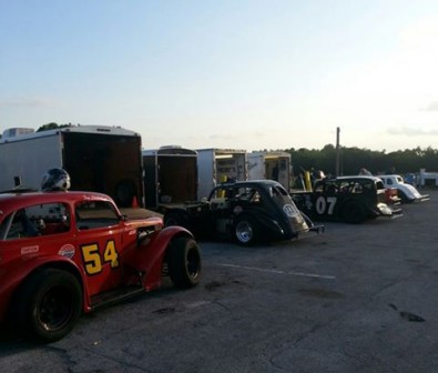 Another good field of Legend Cars graced the pits Friday evening...