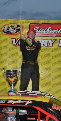 Tommy Lemons captured his long-awaited first career CARS Tour win at Greenville Pickens Speedway on Saturday in the Leftturns and Sunburns 200. He led the final eight circuits after bypassing Chad McCumbee on a late-race restart in the late model stock car portion of the event.