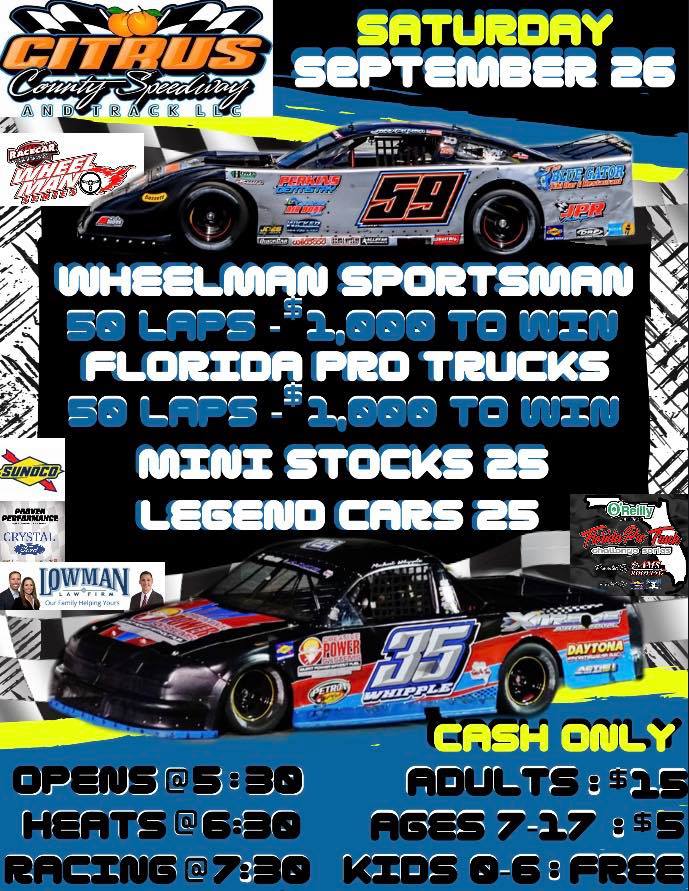 Florida Pro truck Challenge Series to be feature event at Citrus County