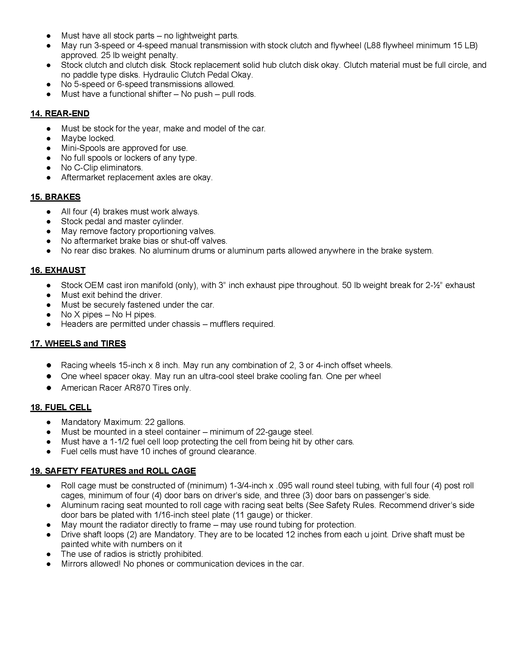 Freedom Factory Pure Stock Rules - Page 4/4